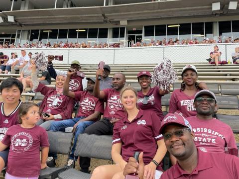 FAS SEP SPS Fellows Attend MSU Home Football Game
