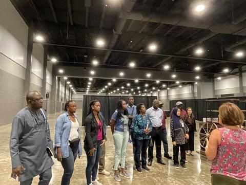 FAS SEP SPS Fellows Visit MS Coliseum