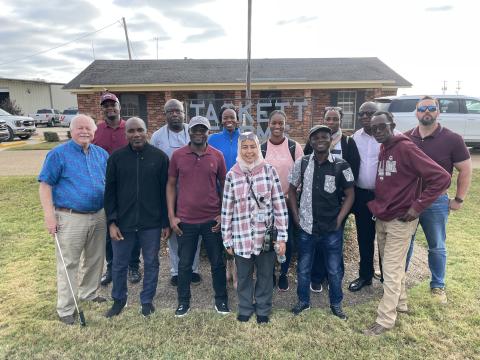 FAS SEP SPS Fellows Visit Tackett Farms - Fish