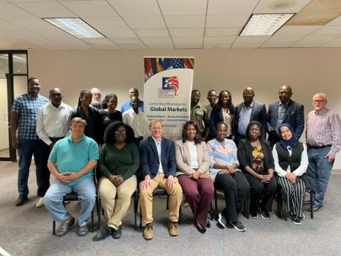 FAS SEP SPS Fellows Visit US Commercial Services Office in Jackson along with other Organizations, APHIS, and MS District Export Council
