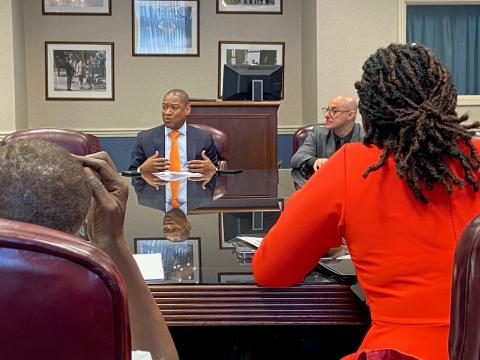FAS Administrator Daniel Whitley Welcomes SEP SPS Fellows to D.C.